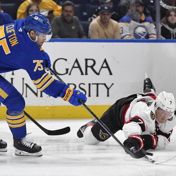 Peterka, Byram each score twice as Sabres beat Senators 5-1
